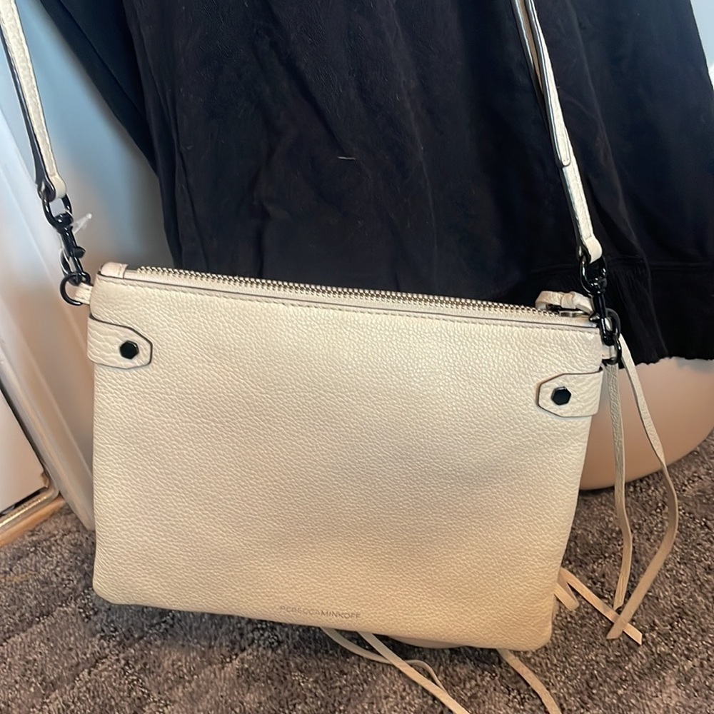 Rebecca Minkoff‎ crossbody zipper bag cream - Picture 3 of 8